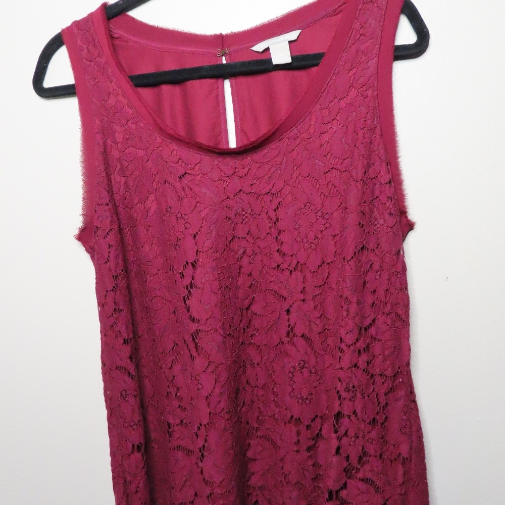 Sleeveless sexy lace top